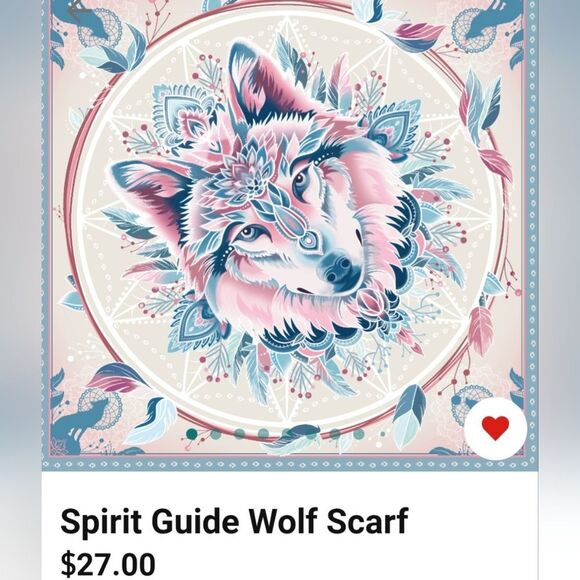 ZOX "SPIRIT GUIDE" SPECIAL LIMITED EDITION COLLECTIBLE WOLF SCARF BANDANA - Picture 2 of 12